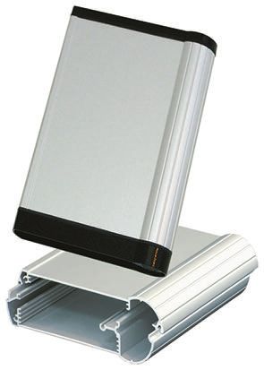 IP65 Handheld Enclosure, Aluminium, Black, Silver, 200 x 138 x 100mm