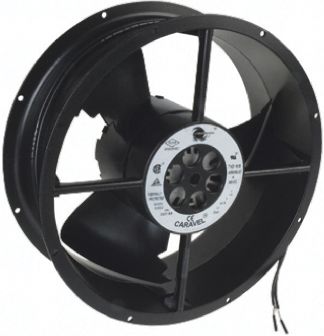AC Axial Fan, 254 (Dia.) x 106.9mm, 1473m&#179;/h, 115W, 115 V ac (Caravel Series)