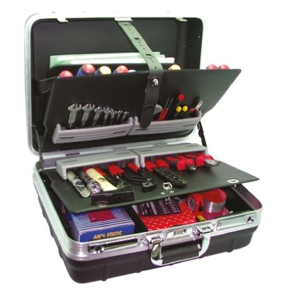 Sgos Polypropylene Tool Case &amp; Key; Combination Lock, 465 x 352 x 215mm