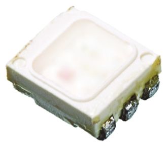 Seoul Semiconductor SFT825N-S 3 RGB LED, 460 / 527 / 623 nm PLCC 6, Rectangle Lens SMD package