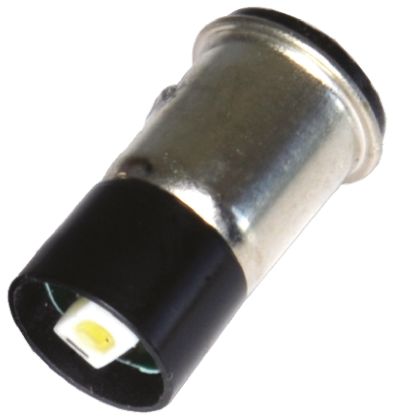 LED Reflector Bulb, Midget, Red, Single Chip, 3.1 mm Lamp, 6.15mm dia., 28 V dc
