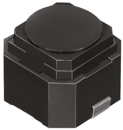 Black Stem Tact Switch, SPST-NO 50 mA 5mm