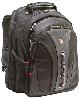 Wenger SwissGear Legacy 16in Laptop Backpack, Black