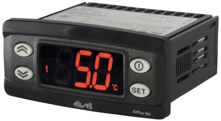 Eliwell On / Off Temperature Controller, 74 x 32mm, NTC, PTC, RTD Input, 12 V Supply