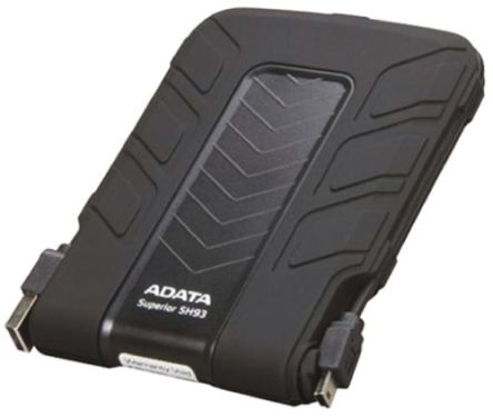 Adata Waterproof &amp; Shock-resistant 1 TB Black USB 2.0 USB Hard Drive