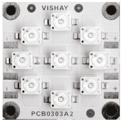 Vishay, 9 ɫ LED , 5000 → 7000Kɫ, 1590 lm