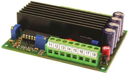 Electromen OY DC Motor Controller, Potentiometer, Voltage Control, 12 &#8594; 36 V dc, 10 A