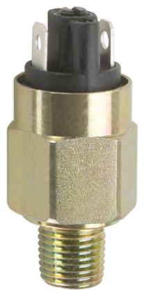 Gems Sensors Hydraulic Pressure Switch, SPST-NO 400 &#8594; 1100psi, 42 V dc, BSP 1/4 process connection
