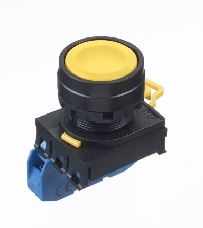 YW1B-M1E10Y | Idec IDEC YW Yellow Push Button Momentary | Idec