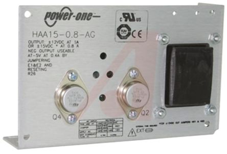 Embedded Linear Power Supply Open Frame, 100 &#8594; 264V ac Input, -5 V, 12 V Output, 1 A, 400 mA, 14W