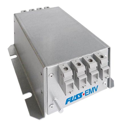 FUSS-EMV 4F480 Series 100A 3 x 528 V ac 50 &#8594; 60Hz Panel Mount EMI Filter, with Screw Terminals 3 Phase