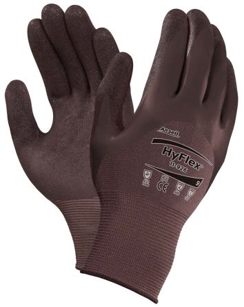 Ansell Purple Special Purpose Neoprene Nitrile-Coated Reusable Gloves 9 - M