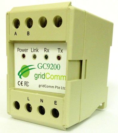 gridComm RS485 PLC Industrial Modem 220 &#8594; 240 V@ 50/60 Hz
