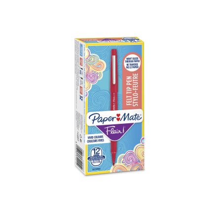Paper Mate Red Ball Point Pen Box of 12