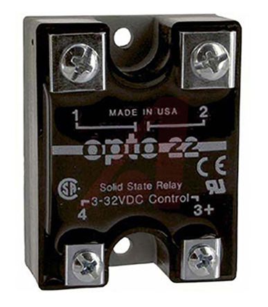 Opto 22 25 A Solid State Relay, AC, Screw Fitting, 240 V ac Maximum Load
