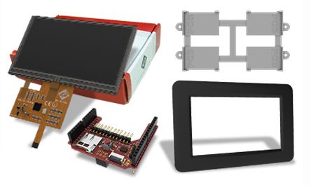 4.3in LCD Touchscreen FT800 EVE Arduino