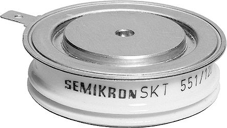Semikron, SKT 551/16 E, Thyristor, 1600V 391A, 250 (Min)mA 3-Pin, B 11