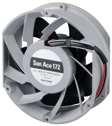 DC Axial Fan, 150 x 172 x 51mm, 966m&#179;/h, 240W, 48 V (HV Series)