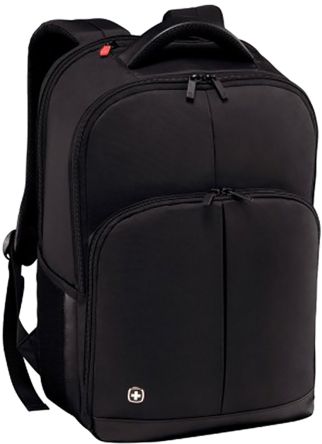 Wenger SwissGear LINK 16in Laptop Backpack, Black