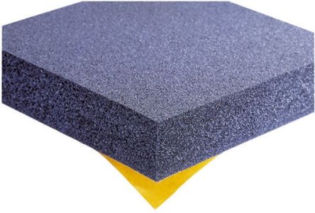 Paulstra Adhesive Rubber Soundproofing Caoutchouc, 500mm x 500mm x 33mm