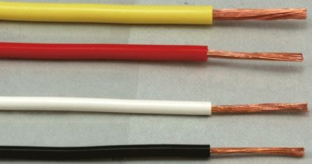 Taiyo Cabletec Green/Yellow, 200m PVC Equipment Wire, 1.5 mm&#178; CSA , 500 V 15 AWG