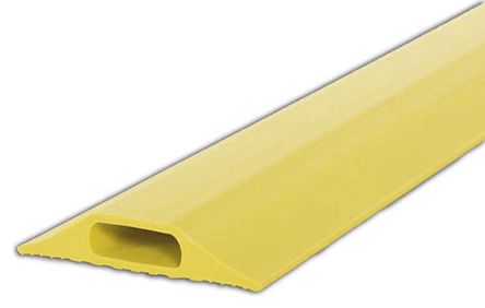 Vulcascot Cable Cover, 14 x 8mm (Inside dia.), 68 mm x 9m, Yellow