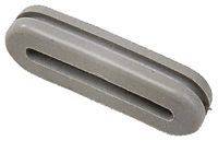 SES Sterling PLIO Oval PVC Cable Grommet max. cable dia. 29 x 5mm Grey 37 x 13mm panel hole diameter