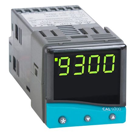 CAL 9300 PID Temperature Controller, 48 x 48 (1/16 DIN)mm, 2 Output 1 Relay, 1 SSD, 100 V ac, 240 V ac Supply Voltage