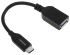 StarTech.com USB线, USB C公插转USB A母座, 152.4mm长, USB 3.0, 黑色
