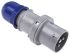 Scame IP44 Blue Cable Mount 2P + E Industrial Power Plug, Rated At 16A, 230 V