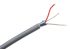 CAE Groupe Telefonkabel Schwer entflammbar 1/0,51 mm 2-adrig PVC 100m Aluminium/PET-Band