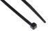 RS PRO Cable Tie, 150mm x 3.6 mm, Black Nylon, Pk-1000