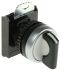 BACO BACO Series 3 Position Selector Switch Head, 22mm Cutout, Black Handle