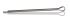 ZnPt carbon steel cotter pin,0.8x19.1mm