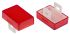 Lente pulsante rettangolare Saia-Burgess 461412-605, colore rosso, per uso con Interruttore a pulsante
