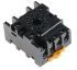 Omron 11 Pin 250V ac DIN Rail Relay Socket, for use with MK3P-5-I, MK3P-5-S, MK3PD-5-I, MK3PD-5-S, MK3PN-5-I,