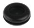 Essentra Black PVC 16mm Cable Grommet for Maximum of 12.5mm Cable Dia.