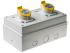 Scame IP44 Yellow Surface Mount 2P + E Industrial Power Socket, Rated At 16A, 100 → 130 V