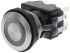 Schurter MSM DP 19 Series Illuminated Push Button Switch, Momentary, Panel Mount, 19mm Cutout, SPDT, Blue LED, 250V ac,