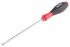 Wiha Slotted Screwdriver, 5.5 mm Tip, 25 mm Blade, 150 mm Overall