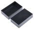 Caja de encapsulado de ABS, 100 x 60 x 25mm de color Negro