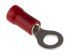 RS PRO Ringkabelschuh, Isoliert, PVC, Rot, aussen ø 6mm, innen ø 4.16mm, max. 1.5mm², M4