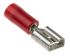 RS PRO Flachsteckhülse, Rot, Isoliert, 6.3 x 0.8mm, Buchse, 0.5mm² - 1.5mm², 22AWG min