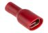 RS PRO Red Insulated Female Spade Connector, Receptacle, 6.3 x 0.8mm Tab Size, 0.5mm² to 1.5mm²