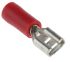 RS PRO Flachsteckhülse, Rot, Isoliert, 4.8 x 0.8mm, Buchse, 0.5mm² - 1.5mm², 22AWG min