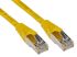 RS PRO Cat5e Male RJ45 to Male RJ45 Ethernet Cable, F/UTP, Yellow PVC Sheath, 1m