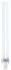 Ampoule fluocompacte G23, 11 W, 2700K, Forme Double tube, Blanc chaud