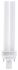 G24d-2 2D Shape CFL Bulb, 18 W, 2700K, Warm White Colour Tone