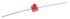 Broadcom 红光直插发光二极管, 超微型封装, 2针, 波长626 nm, HLMP-6300