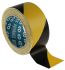 Cinta de advertencia de peligro adhesiva Advance Tapes AT8 de color Negro/amarillo, 50mm x 33m